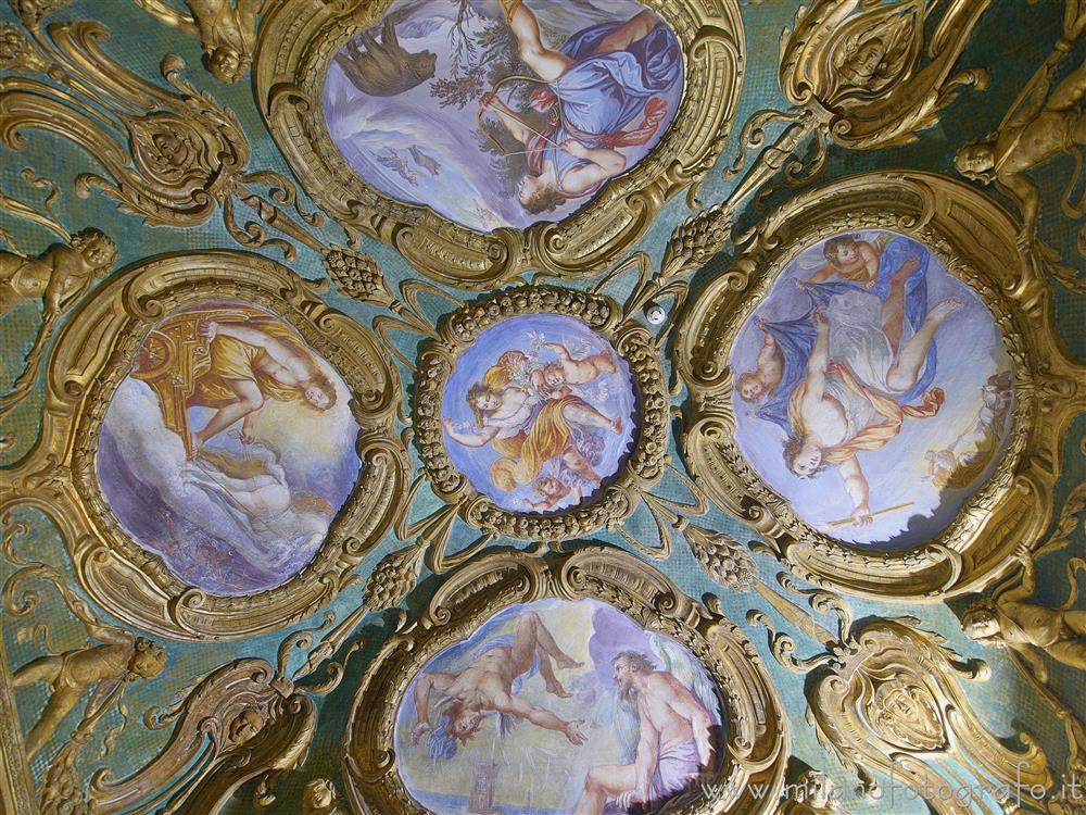 Masserano (Biella, Italy) - Ceiling of the Aurora's Room in the Palace of the Princes